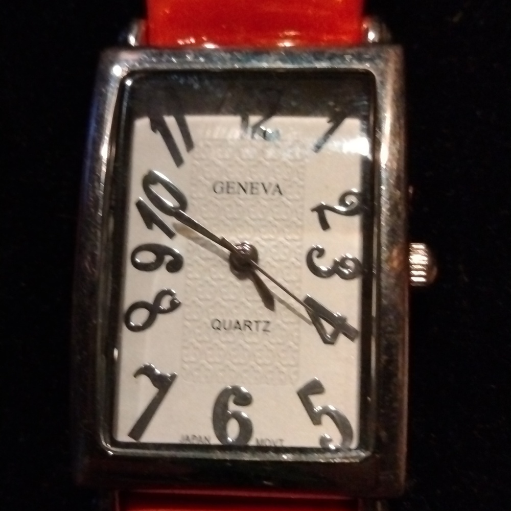 NWOT Geneva Orange Watch Women's